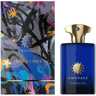 عطر ادکلن مردانه آمواج/ آمواژ اینترلود، نسخه مَسترکوالیتی سفارش اروپا هاردباکس درب مگنتی بشرط استعلام بارکد/ amouage interlude